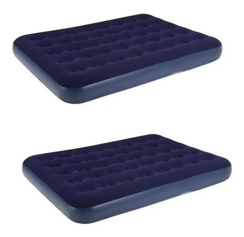 Set De 2 Colchones Matrimoniales Inflables Ozar Trail