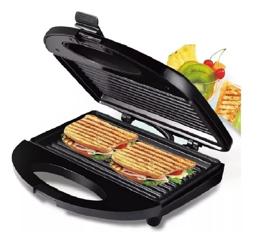 Plancha Parrillera Sandwichera Eléctrica Tostador Multiuso