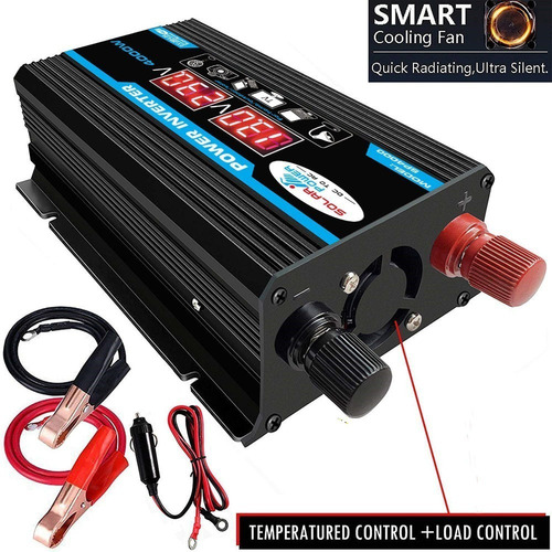 // Inversor Digital Inteligente Para Carros De 12 V A 110 V