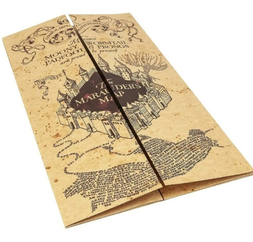 Mapa Do Maroto - Marauder's Maps Harry Potter