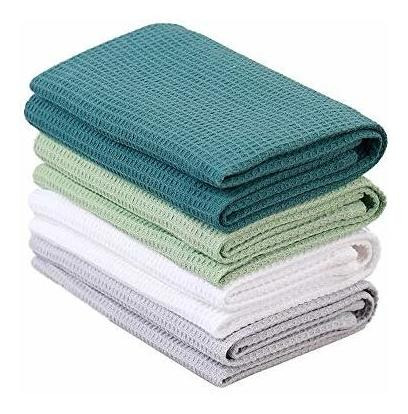 Py Home Amp; Sports Dish Towel Set, 100% Algodón B52se