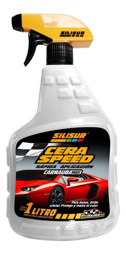Imagen 1 de 4 de Cera Speed Con Carnauba Con Gatillo Silisur 1lt