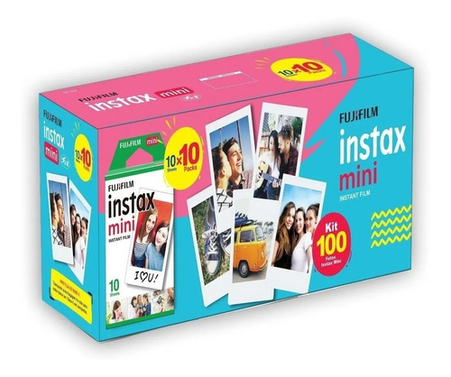 Imagem 2 de 2 de Filme P/ Instax Mini 8 9 7s 90 Polaroid 300 C/ 100 Fotos