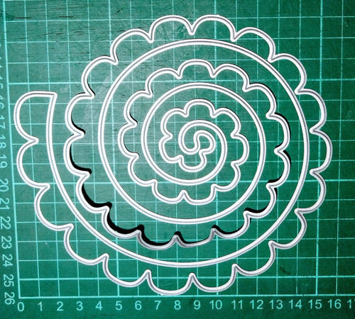 Die Cut Scrap Troquel Hacer Flores 15 Cm Modelo C D' Arteche