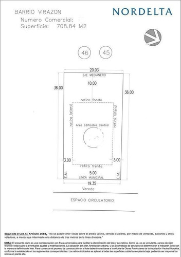 Terreno Lote  En Venta En Virazón, Nordelta, Tigre