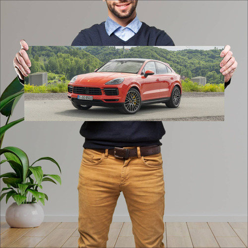 Cuadro 30x80cm Auto 2019 Porsche Cayenne Coupe 9 275