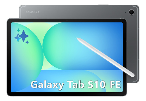 Samsung Galaxy Tab S10 Fe 128 GB Wi-Fi S Pen, tela cinza de 10,9"