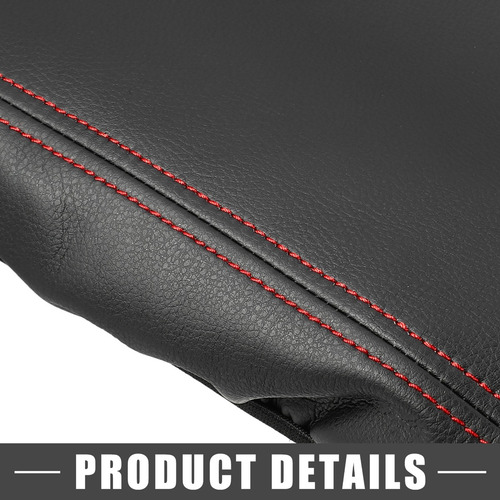 1 Funda Descansa Brazos Para Kia Optima 2016-2020 Black Red
