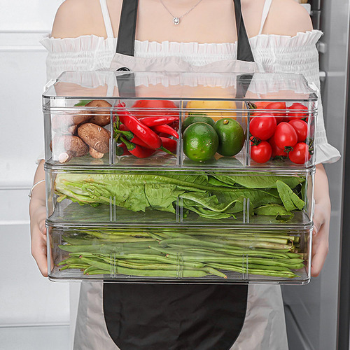 Organizador De Almacenamiento De Alimentos De Plástico B