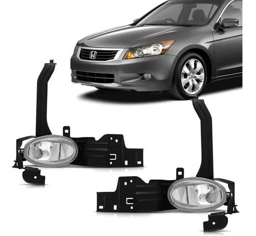 Juego Faros Auxiliar Antiniebla P/ Honda Accord 2008 Al 2012