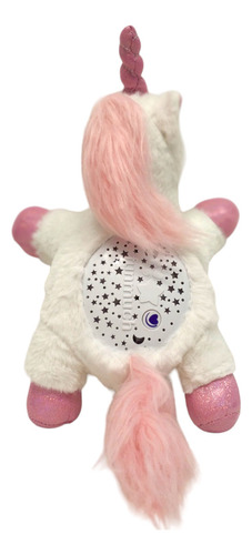 Peluche Proyector Para Bebes Con Sonido Color Unicórnio