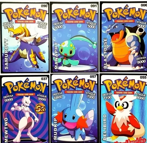 Cartinhas do pokemon: Com o melhor preço