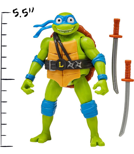 Tmnt Tortugas Ninja Caos Mutante - Leonardo Ninja Shouts