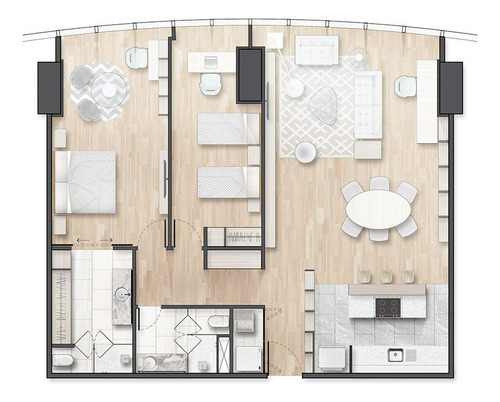 Mitikah Torre Residencial Departamento Nuevo (a)