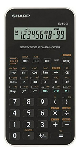 Calculadora De Sharp El-501xbwh Científica, Lcd De 10 Dígito