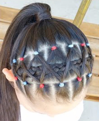 Imagen 3 de 9 de 600 Gomitas Banditas Para Cabello Trenzas Trenzado Negras