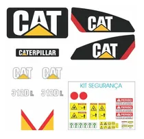 Comprar Jg De Adesivos Completo Caterpillar 312dl Máquinas Pesadas