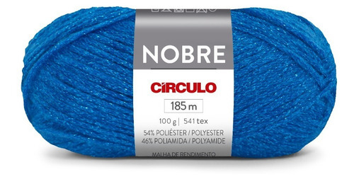 Lã Nobre 100g Circulo - Tricô / Crochê Cor 2829 - Safira