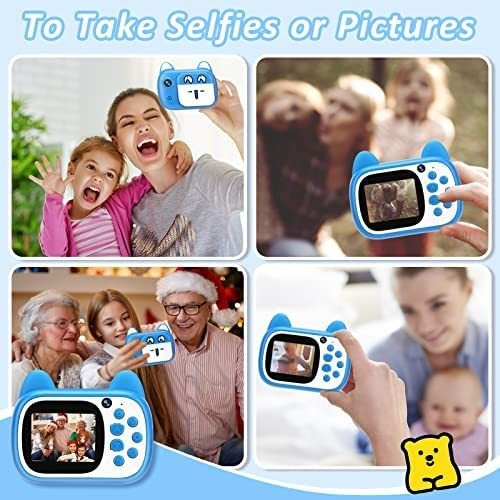 Camara Digital Nameer 1080p Video Para Niños Azul