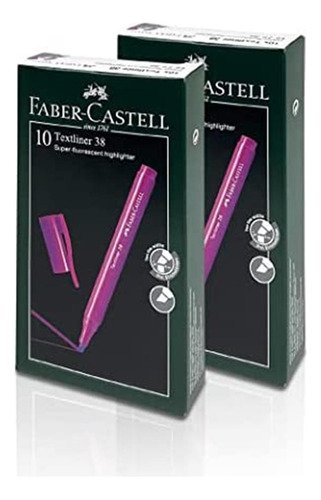 Faber-castell Textliner 38 Bolígrafo (violeta) - 2 Anchos De