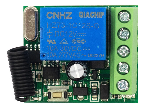 Modulo Rf433 Mhz 1 Relevador 6 Pzas