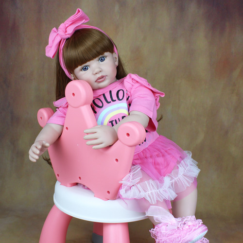 Muñeca Realista De 60 Cm, Accesorios Original Con Certificad