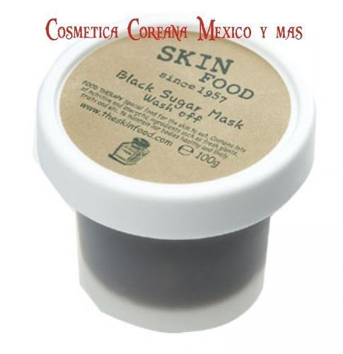 Mascarilla facial para piel Skinfood Black Sugar Mask Wash Off 100g