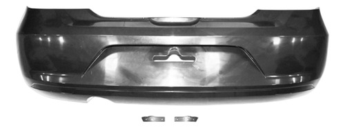 Paragolpes Trasero Vw Gol Trend G7 16 - 19 Sin Ojos De Gato