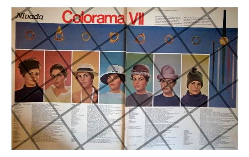 Cartel Publicitario Retro 1962 Relojes Nivada Colorama 7