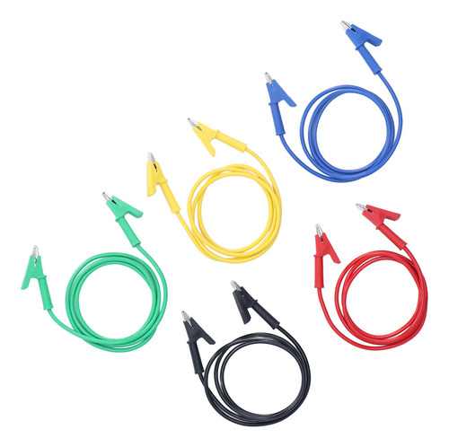 Cable De Prueba Clip Testing, 5 Unidades, Con Forma De Cocod