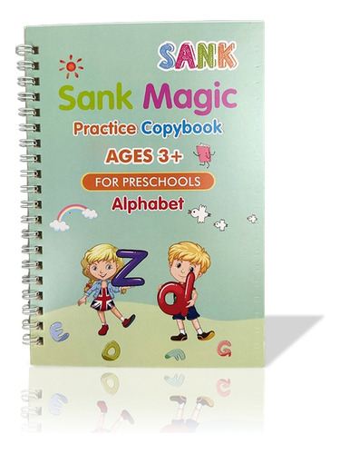 Cuaderno Mágico De Aprendizaje De Escritura Para Niños X4