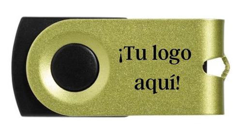 Mini Pendrive Verde Giratorio 32gb - Material Pop