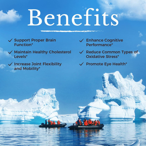 Vitalitown Antarctic Krill Oil 1000mg, With Omega-3s Epa ...