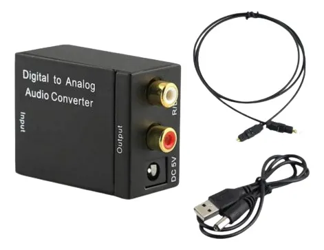 comprar   Convertidor Audio Optico Digital A Analogico Rca