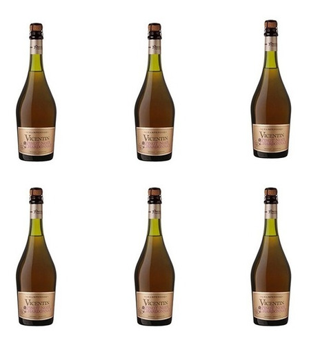 Vino Espumante Vicentin Pinot Noir Chard-caja X 6 Botellas