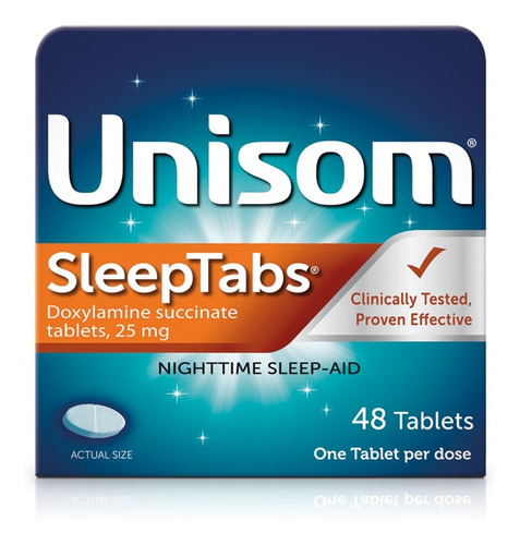 Unisom Sueño Rápido Doxilamina 48 Tabletas 25mg Sfs S12