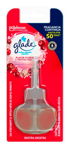 Glade Aceites Naturales Placer Flores Y Frutos Repuesto 6c