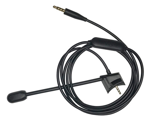 Cable De Micrófono Para Juegos 1.2m Control De Volumen Para