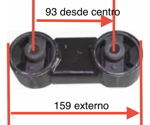 Pata De Motor Para Chery Qq  10/15  Trasera 