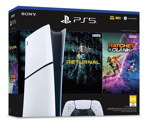 Sony Playstation 5 Slim 1 Tb Digital Bundle Returnal + Ratch