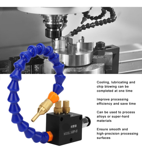 Sistema De Rociado De Lubricante Refrigerante Para Torno Cnc