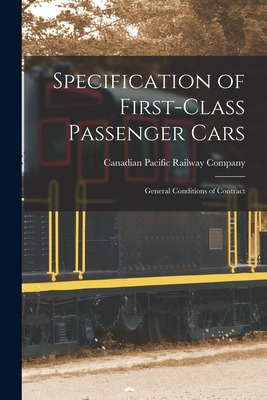 Libro Specification Of First-class Passenger Cars [microf...