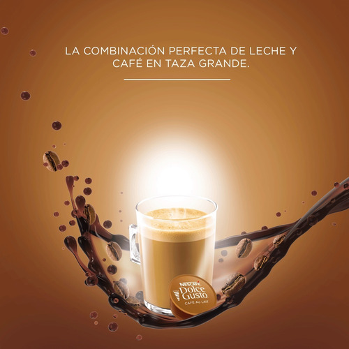 Dolce Gusto Capsulas Cafe Con Leche X3 Cajas