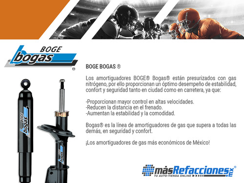 Par Amortiguadores Gas Tras Fusion L4 2.5l 10 Al 12 Boge