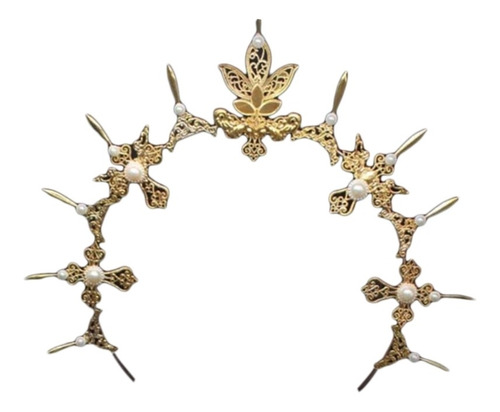 Imagen 1 de 8 de Diadema Gótica Lolita Sun Goddess Paquete De Material De Bri
