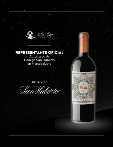 Imagen 2 de 10 de Vino Aminga Blend Caja X 6 X 750ml. - Bodega San Huberto