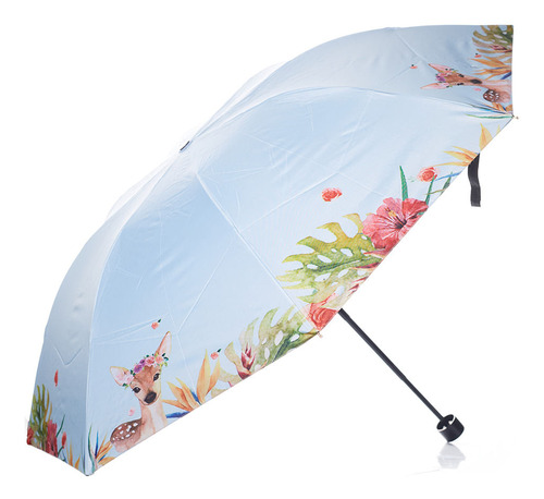 Yoi Paraguas De Moda Plegable Con Asa De Mano Um125 Paraguas