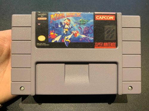 Mega Man X Snes Cartucho