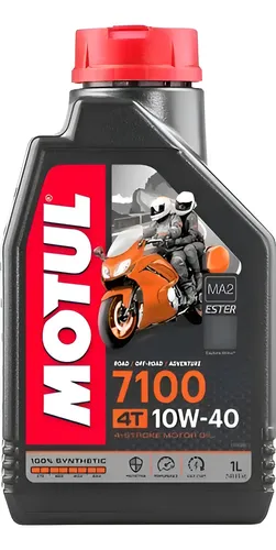 Aceite Para Motos Motul 7100 10w40 Sintético 4 Tempos 1 | Cuotas