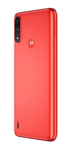 Imagem 4 de 4 de Smartphone Motorola E7 Power 32gb Camera Dup. Vermelho Coral